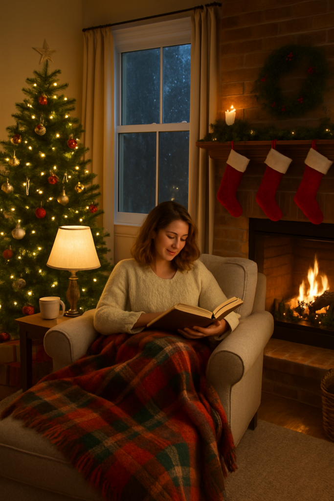 Soirée de Noël cosy et festive